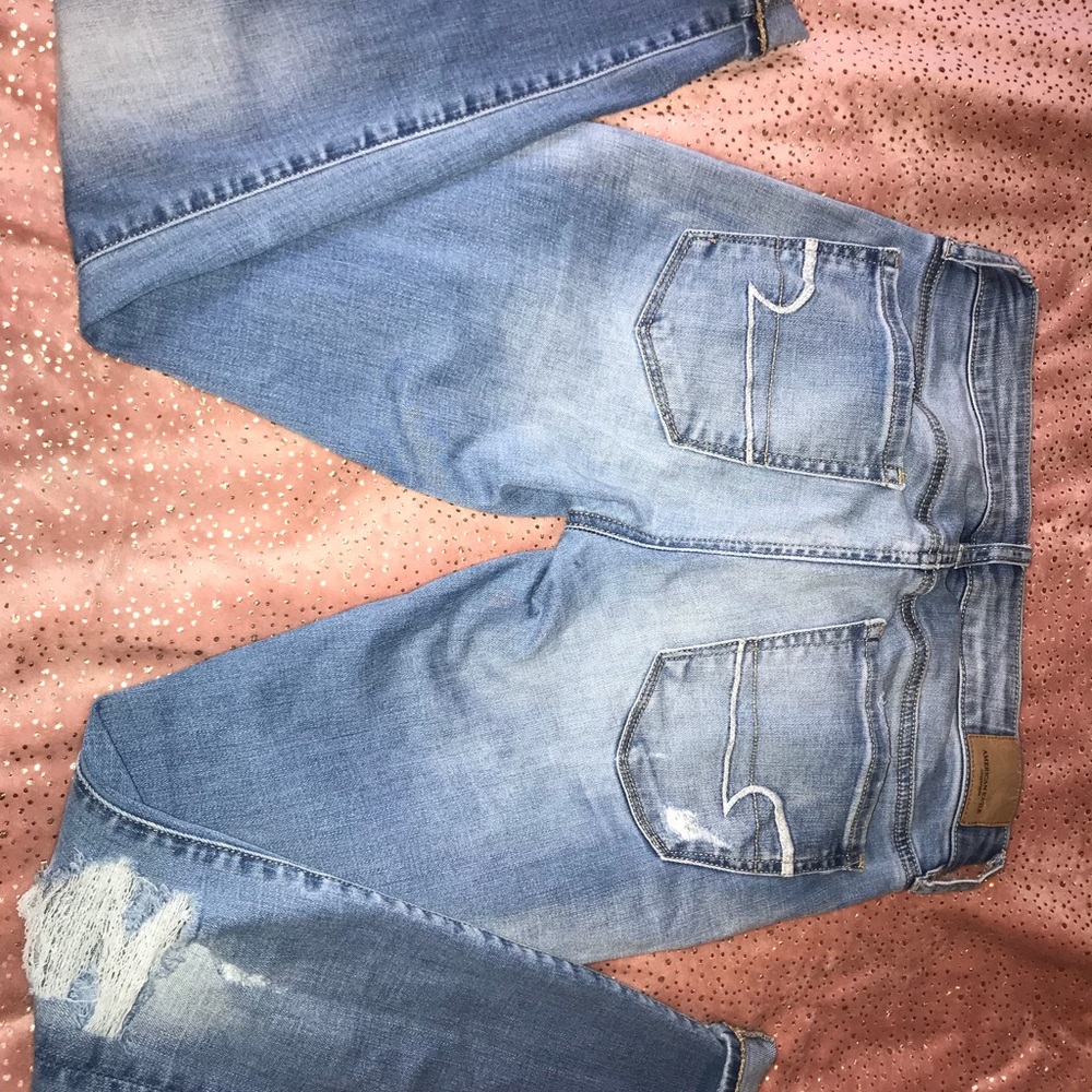 American eagle  Super stretch ripped jeans